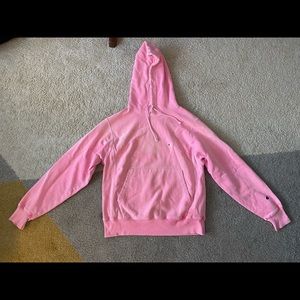 Pink Champion Reverse Weave Hoodie